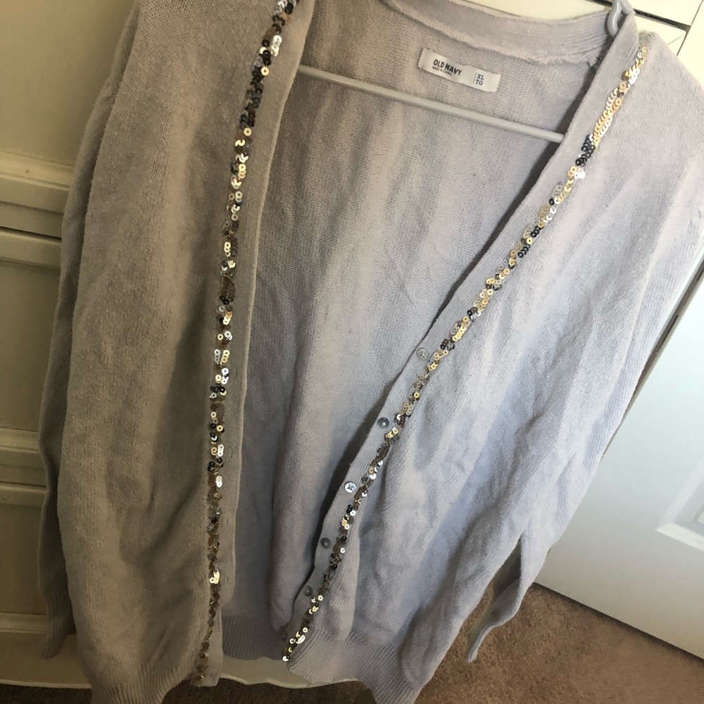 Sequin Cardigan